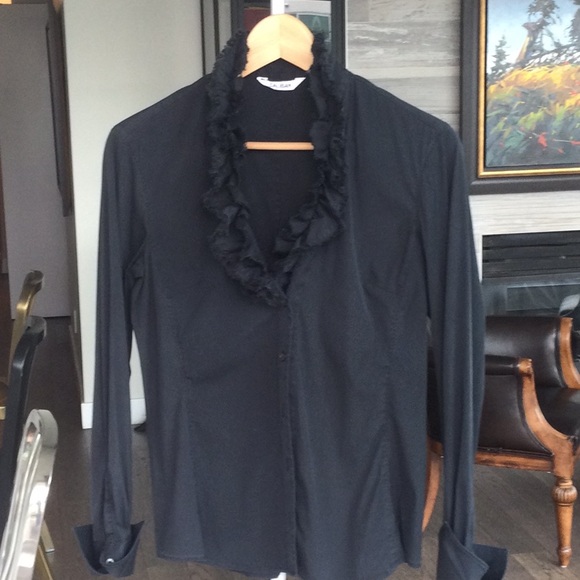 Caliban ruffle front blouse - Picture 2 of 8